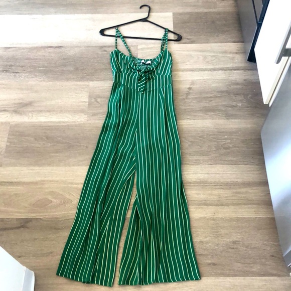 Brand new striped green jumpsuit - Picture 1 of 1